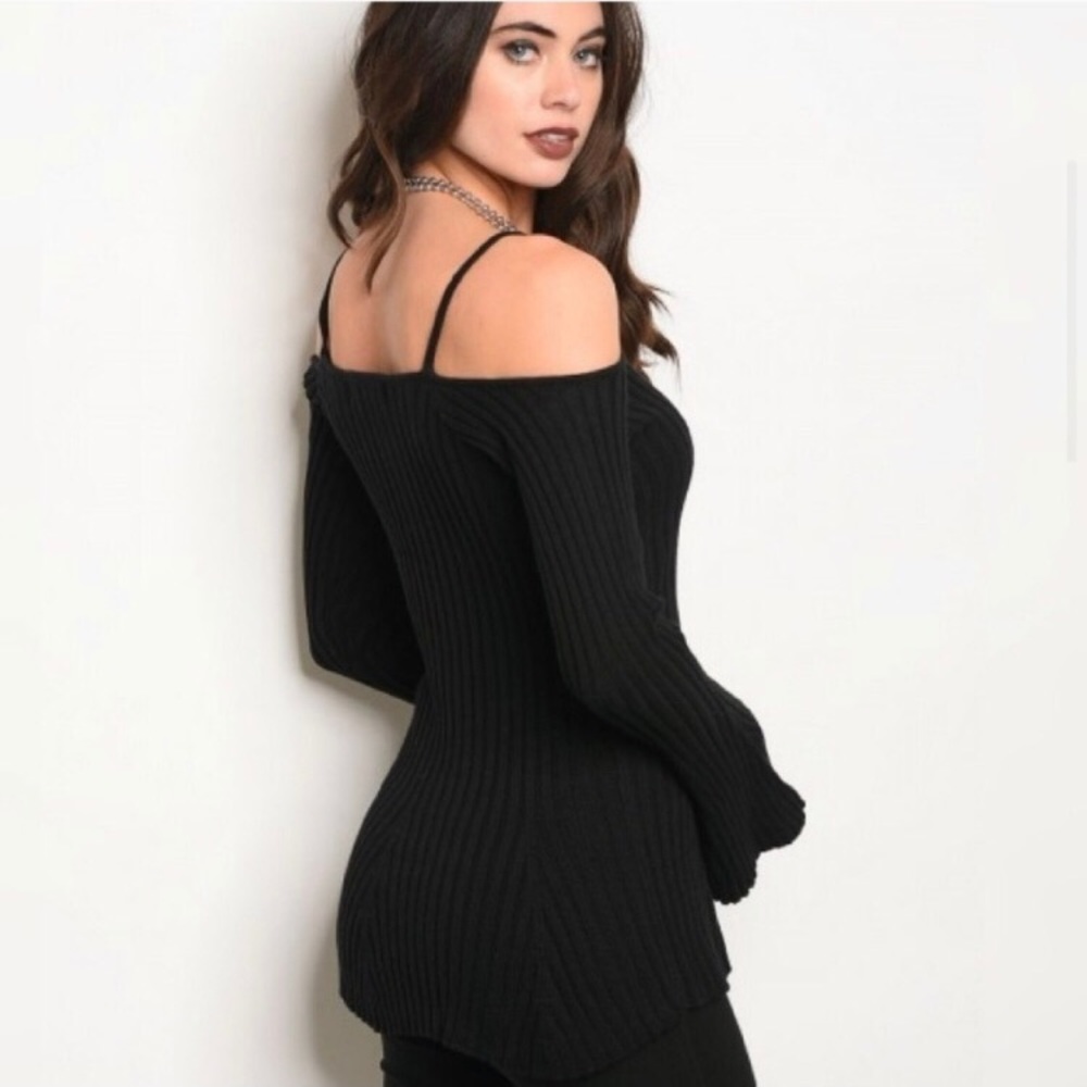 LAST ONE - Ribbed Off Shoulder - Picture 2 of 2